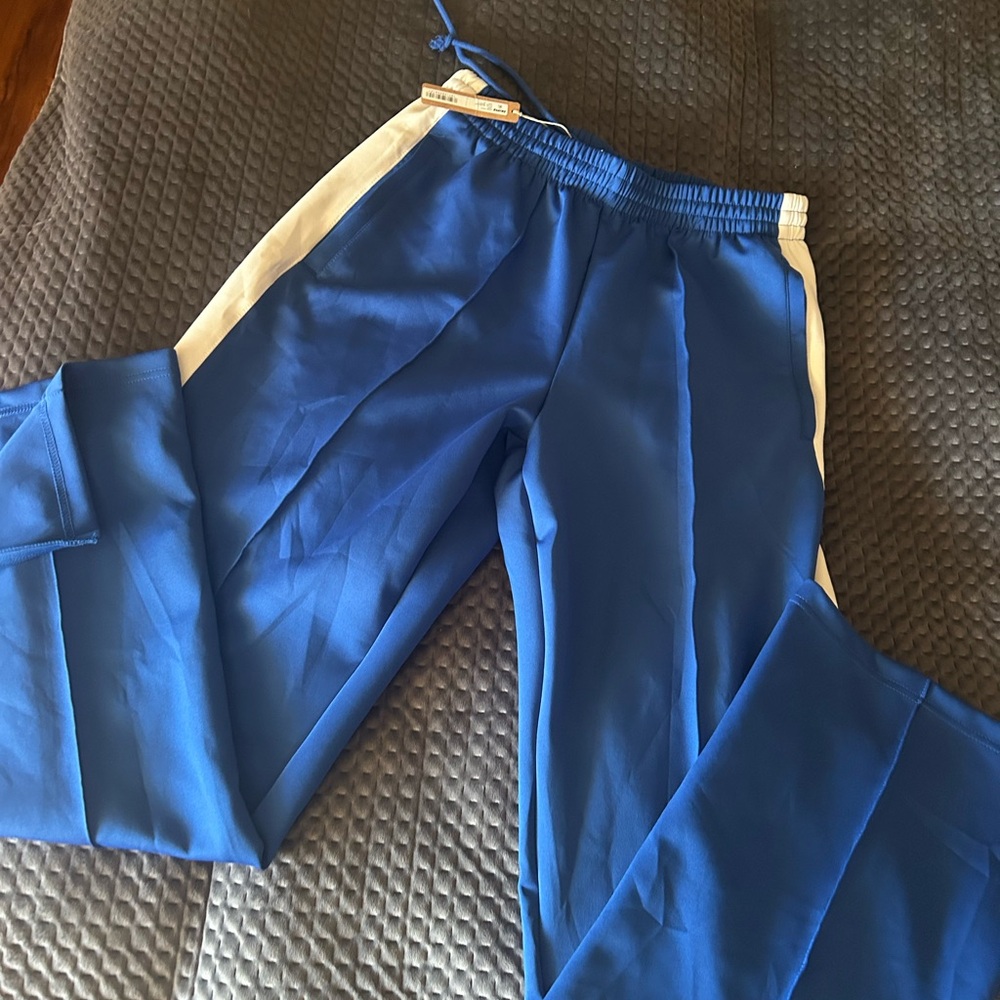 Women's Blue and White Track Pants skims NWT medium